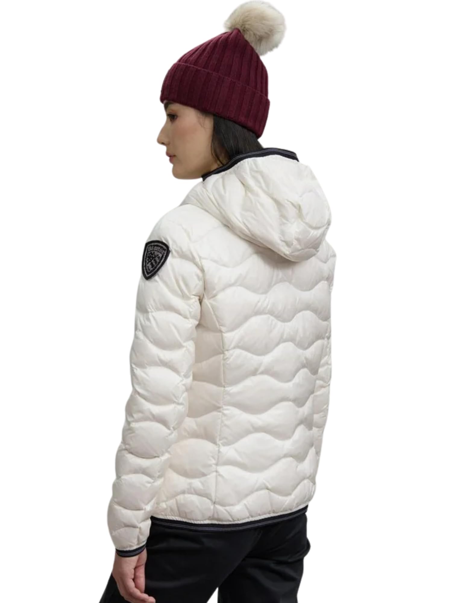 Blauer Giubbino, PIUMINO AD ONDE CAMELIA da donna, giubbini corti, 25WBLDC03095 150gr.