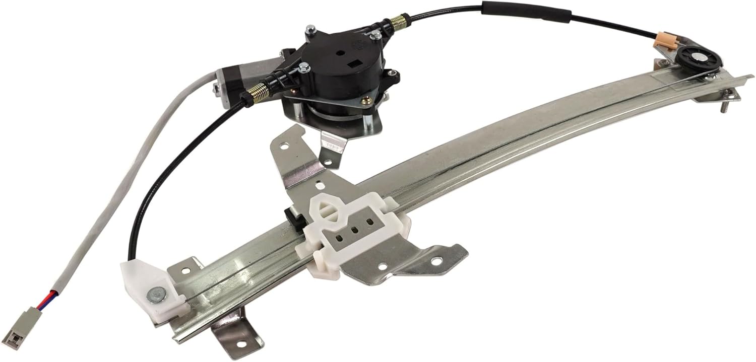 JC Whitney Window Regulator Compatible with 1993-1997 Lincoln Town Car for Models with Cable Pulley at Top of Rail with Motor Front, Driver Side FO1350124 JL462914
