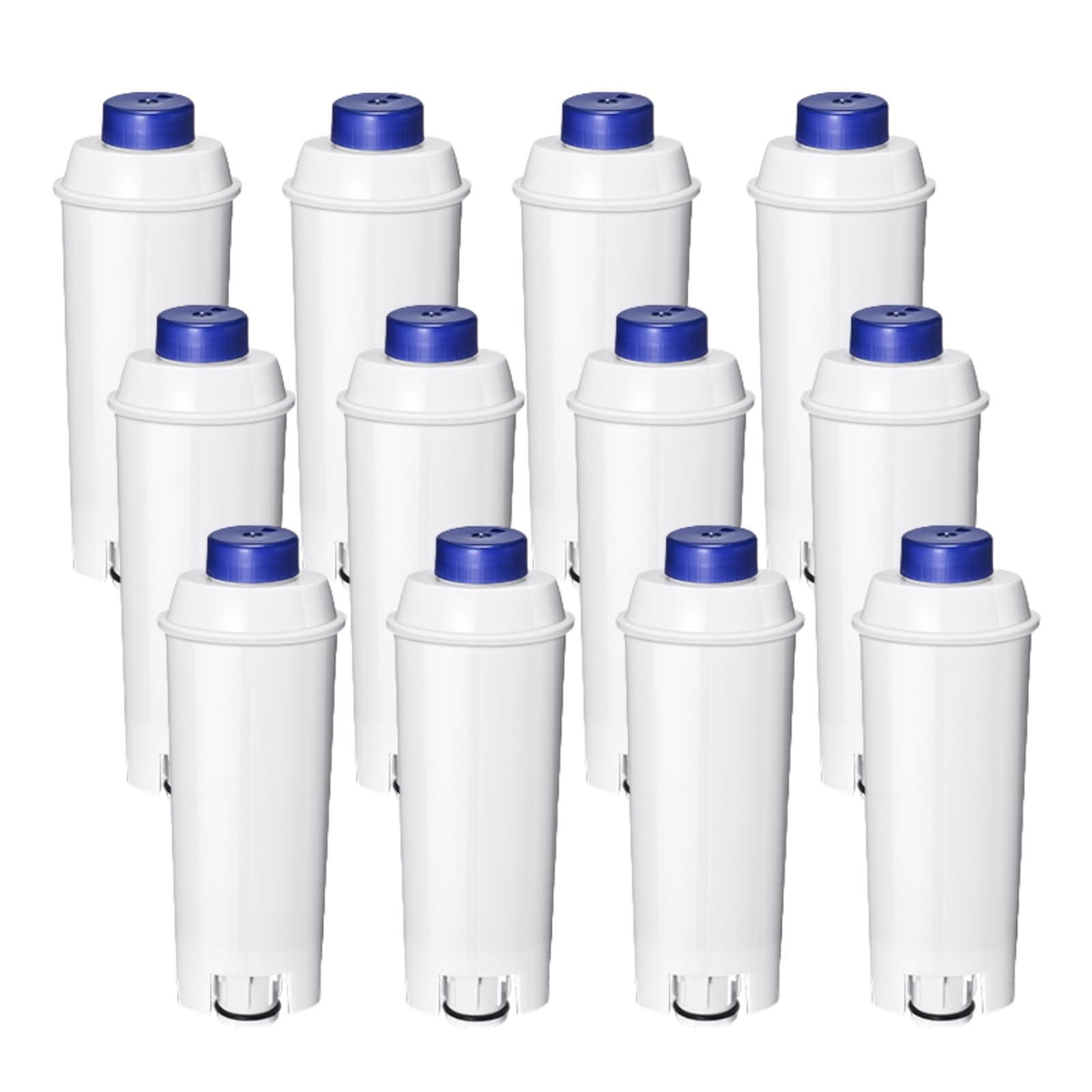 Mutital Coffee Machine Filter, Delonghi Filter Replacement for DLSC002, Delonghi Magnifica Evo, Dinamica Plus, ESAM, ETAM, BCO, EC. Activated Carbon