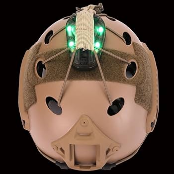 未開封 米軍実物 ブームマイク用 LEDリップライト パイロット 航空ヘルメット Amazon.co.jp: Phoking タクティカルマーカー ヘルメットライト