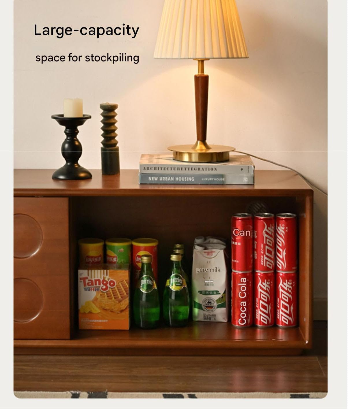 GVAwood Poplar Solid Wood Medieval Style Retro TV Cabinet. 78.7X 13.8x16.5 inch /200x35x42 сm/Antique Color/TV Cabinet