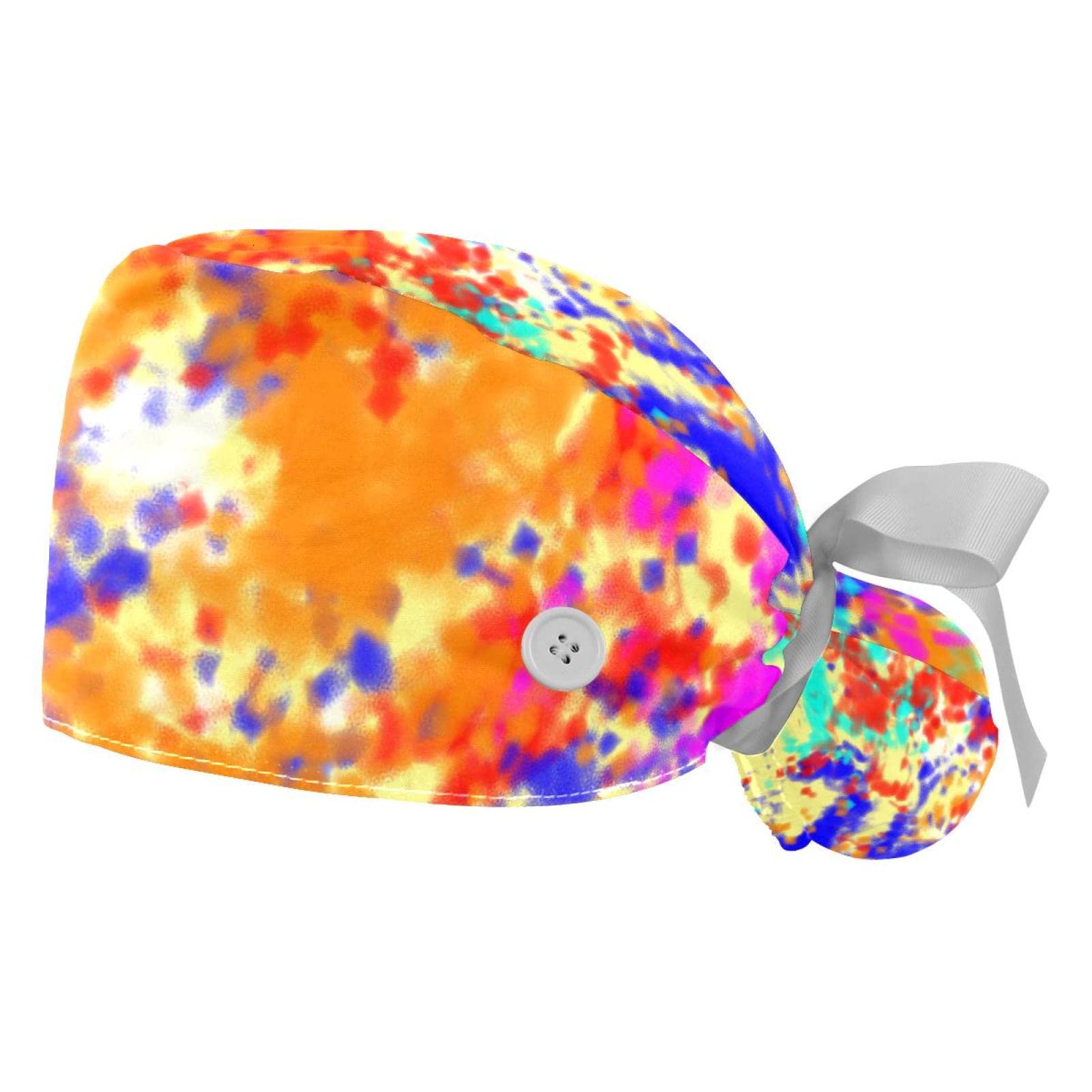 Bonnet de travail anti-douleur d'oreilles taille unique motif abstrait - 7
