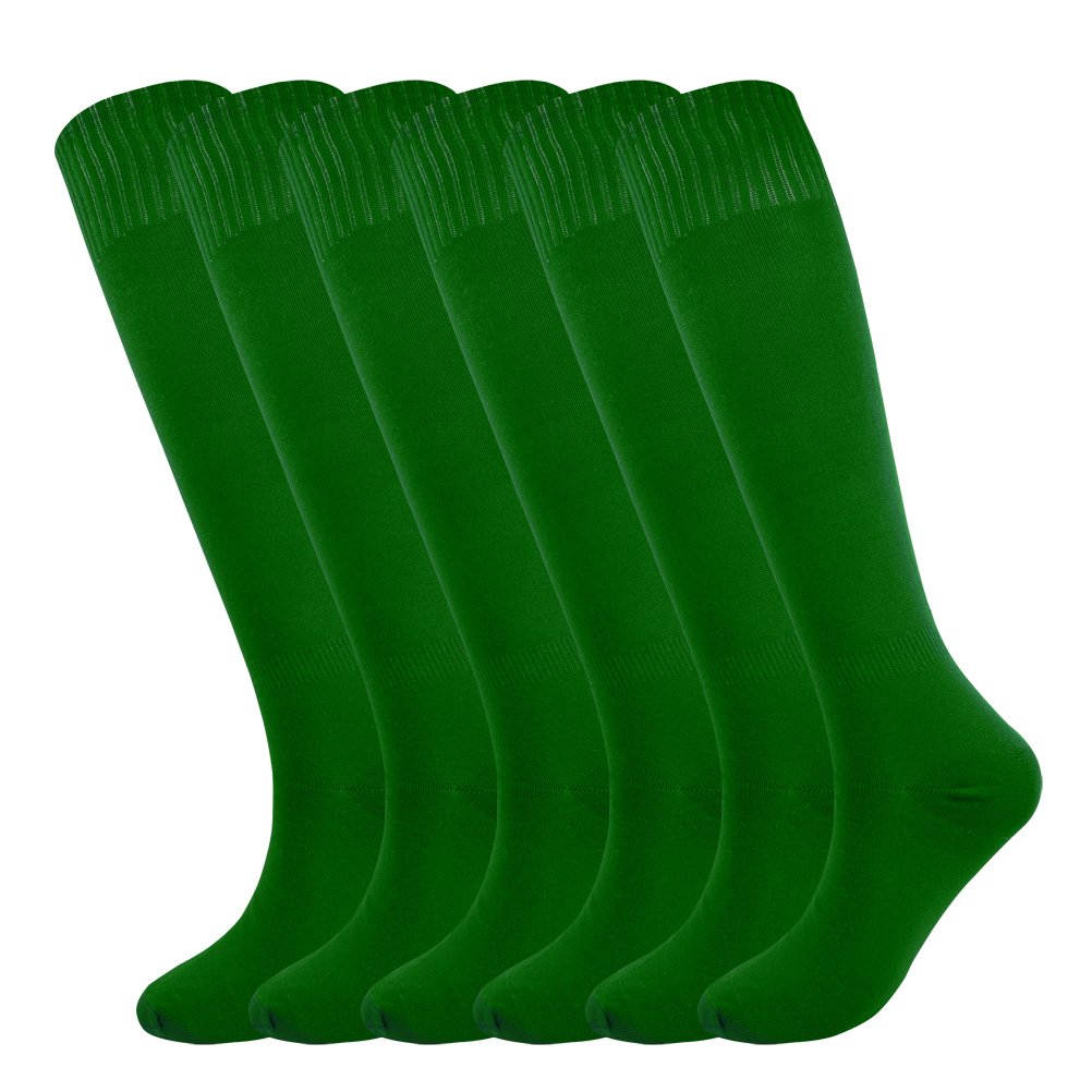 Fitliva Knee High Long Sports Socks Unisex Multicolor 3/6/12 Pairs