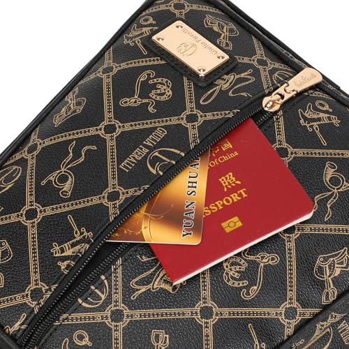 Image of MKP COLLECTION Women's Fashion Backpack Purse - Anti-Scratch Faux Leather Travel Bag with Multi-Pocket Organizer, Designer Pattern Top-Handle Satchel for Shopping and Daily Use