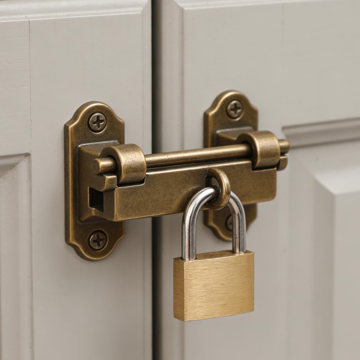 1 Set Mini Brass Padlock with 3 Keys Household Locker Travel Suitcase Luggage Case Security Padlocks Tool,3x2cm