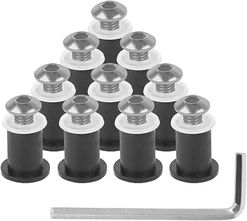 Vista 7 de TCHAU Kits de carrocería 10 piezas M5X15mm motocicleta parabrisas tornillo tornillo kit para MT09 MT-07 MT07 YZF R1 R6 R3 R25 FZ1 FZ8 FZ6 MT03 Xmax