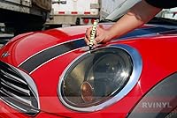 Vista 6 de Rvinyl Cubiertas de tinte de faros compatibles con Jeep Grand Cherokee 2017-2021, color humo