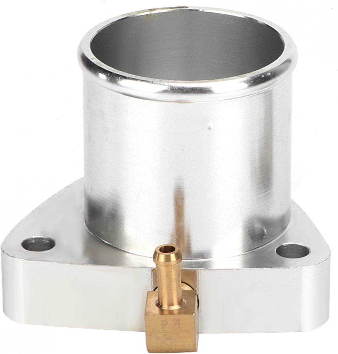 3 Bolt Turbo Adapter, Flange Adapter Kit 3 Bolt Turbo Outlet Adapter Kit Fit for Garrett Gt25 Gt28 T25 T28 Sr20det with Brass Fitting 90 Degree Impact Resistance Scratch Resistance
