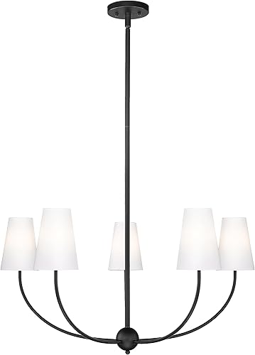 Z-Lite Lighting 3040-32MB Shannon Five Light Chandelier Chandelier Matte Black