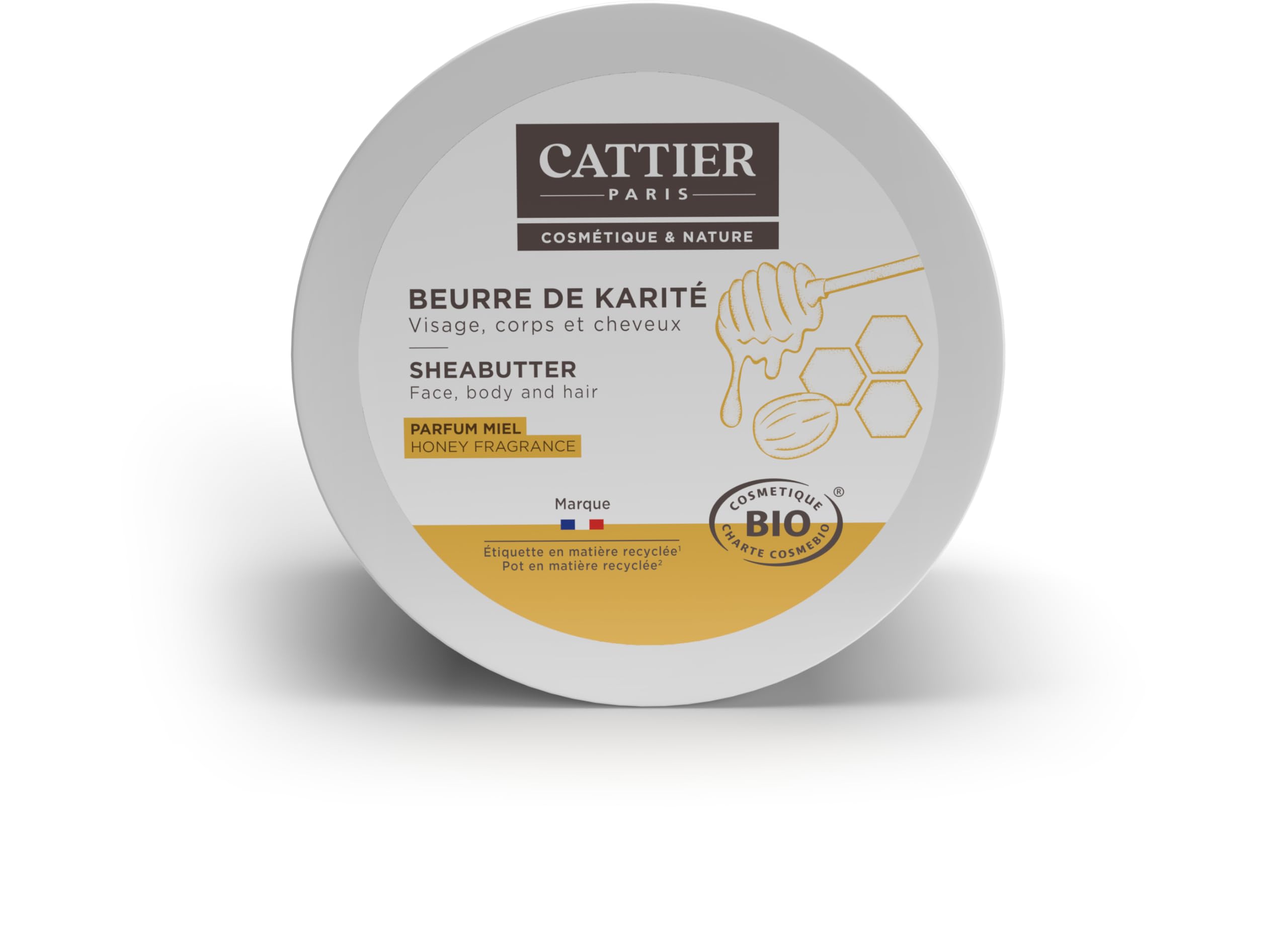 Cattier Shea Butter Honey Fragrance 100g