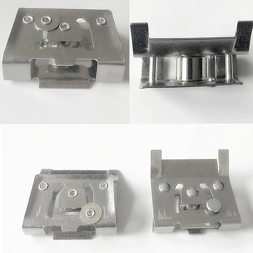 Miniatura 3 de Mecanismo de bloqueo de cordón para persianas de madera horizontal o de madera sintética de 2 pulgadas de perfil bajo