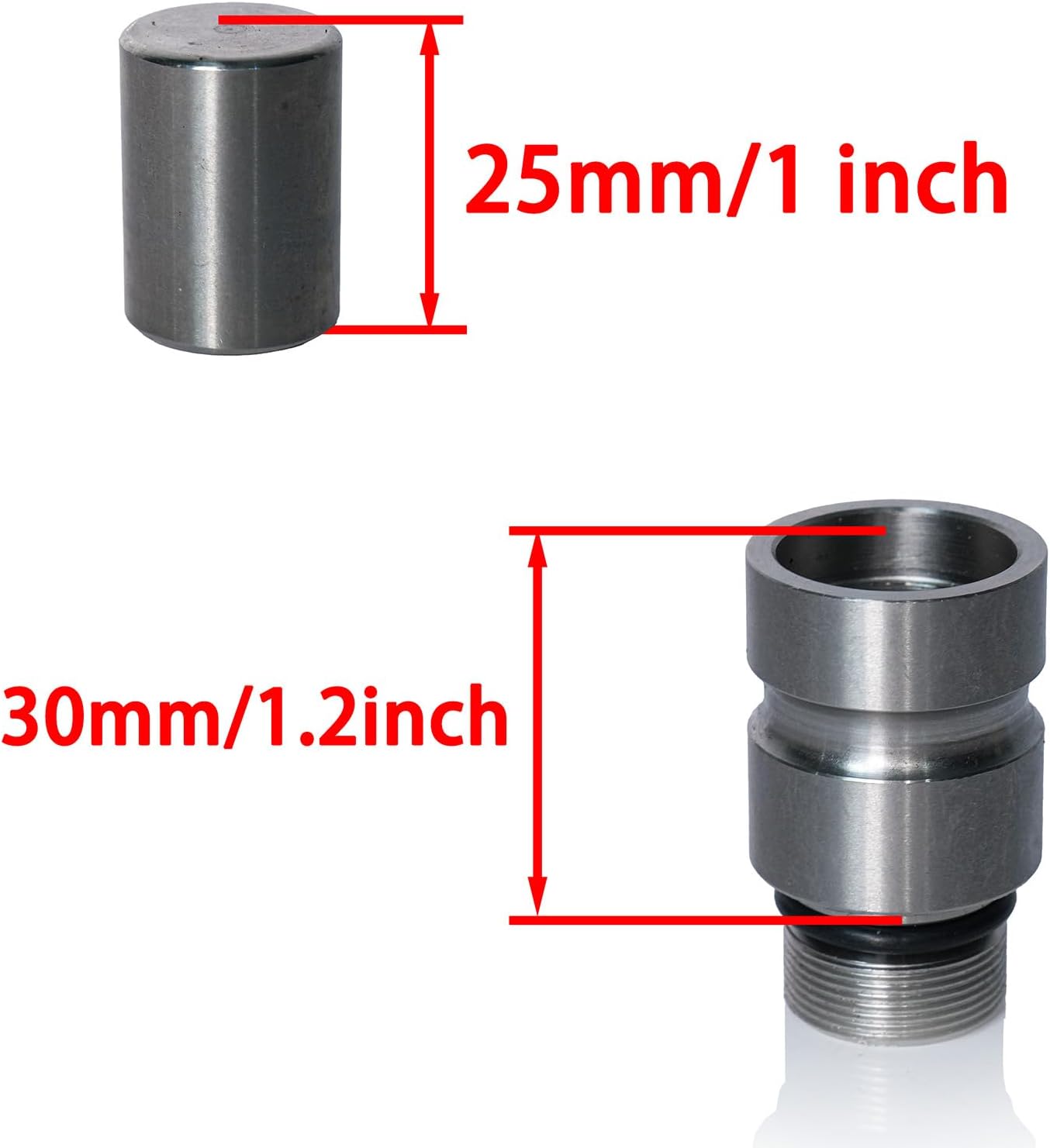 JMCHstore Front Fork Lift Extension & Preload Upgrade Kit for Coleman BT200X CT200UEX, for AXIS M200 Mini Bike; Increases Fork Length and Spring Stiffness for Improved Stability and Handling