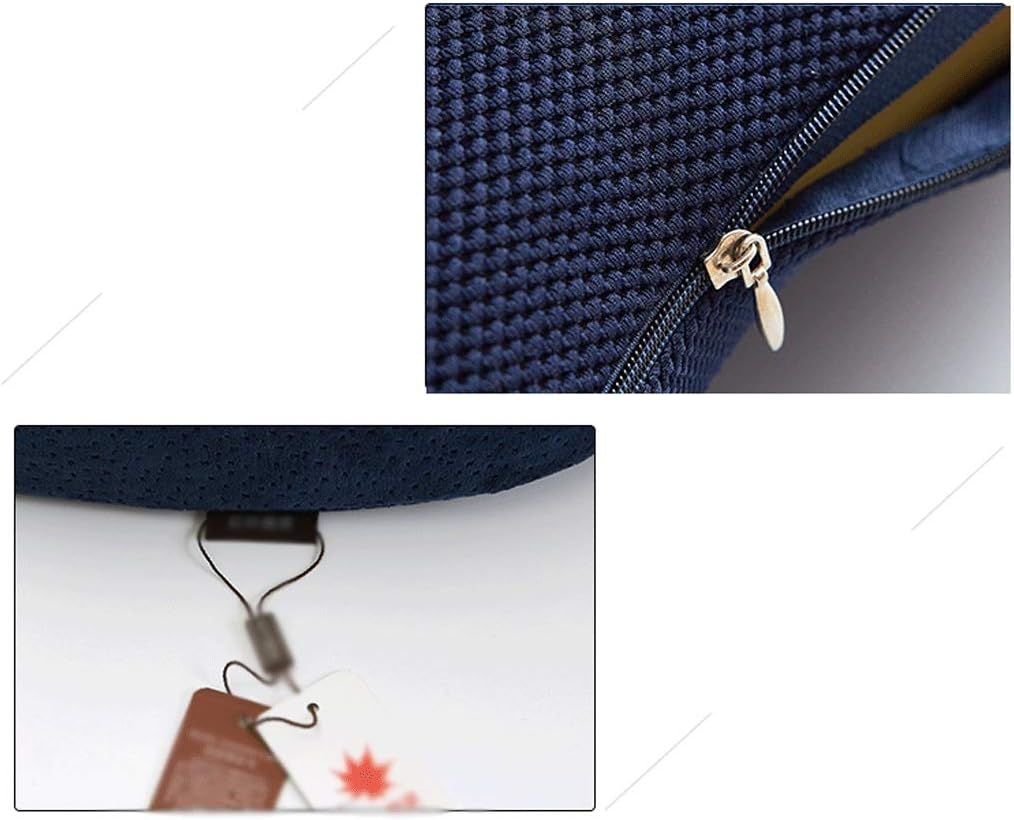 Pillow Office Car Chair Lumbar Memory Cotton Backrest Waist Pad Pregnant Women Lumbar Pillow Waist Seat Cushion(D)