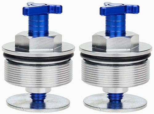 Miniatura 3 de LANBAO Tapas de horquilla de precarga para Yamaha T-MAX500 (2008-2011) XT660R (2004 2005 06 07 08 2009 2010 2011) MT-03 (2006-2012) Tornillos de