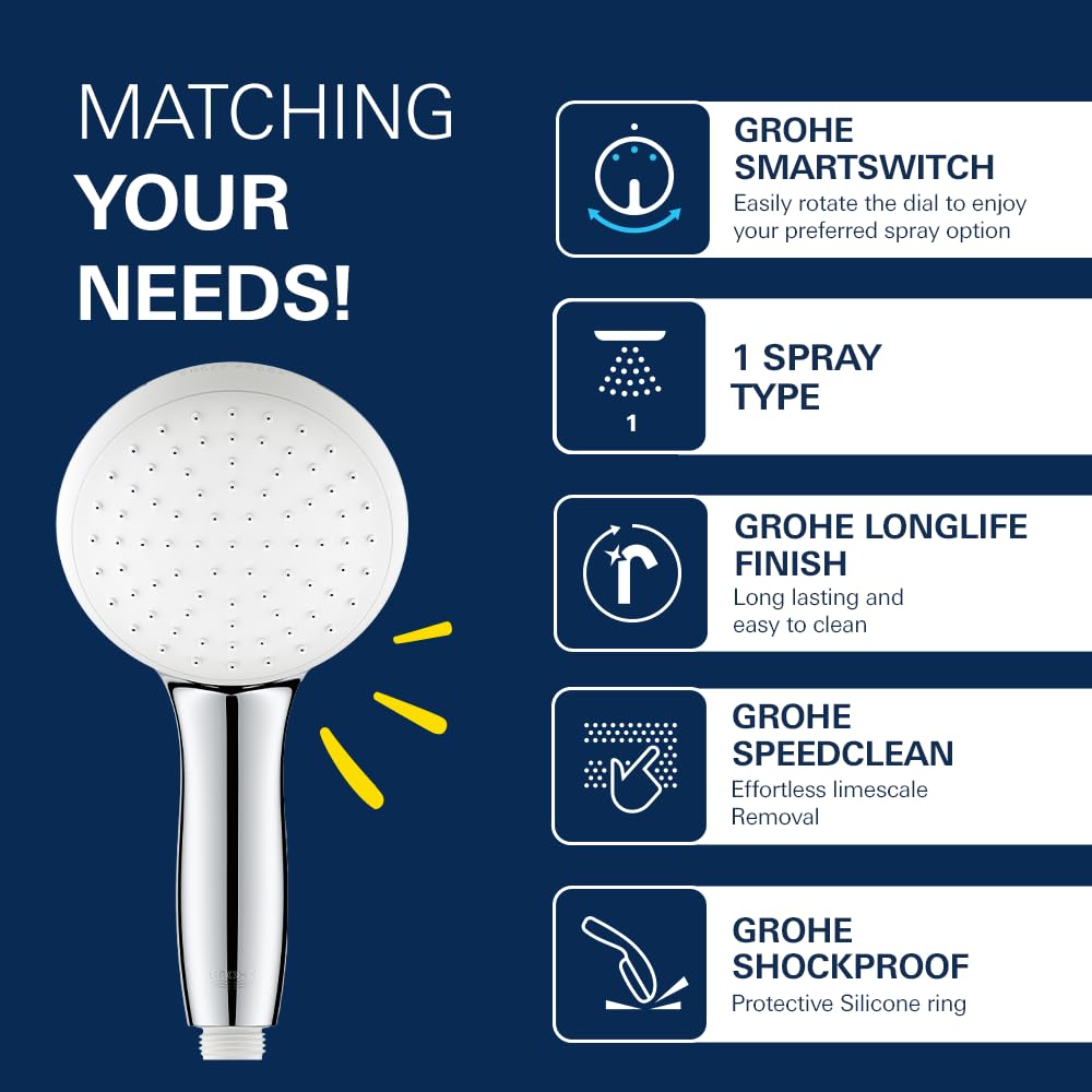 Grohe Tempesta 110 manopola doccia 1 getto