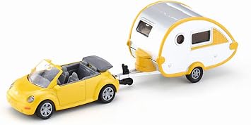 Jiku SIKU VW New Beetle with Caravan SK1629
