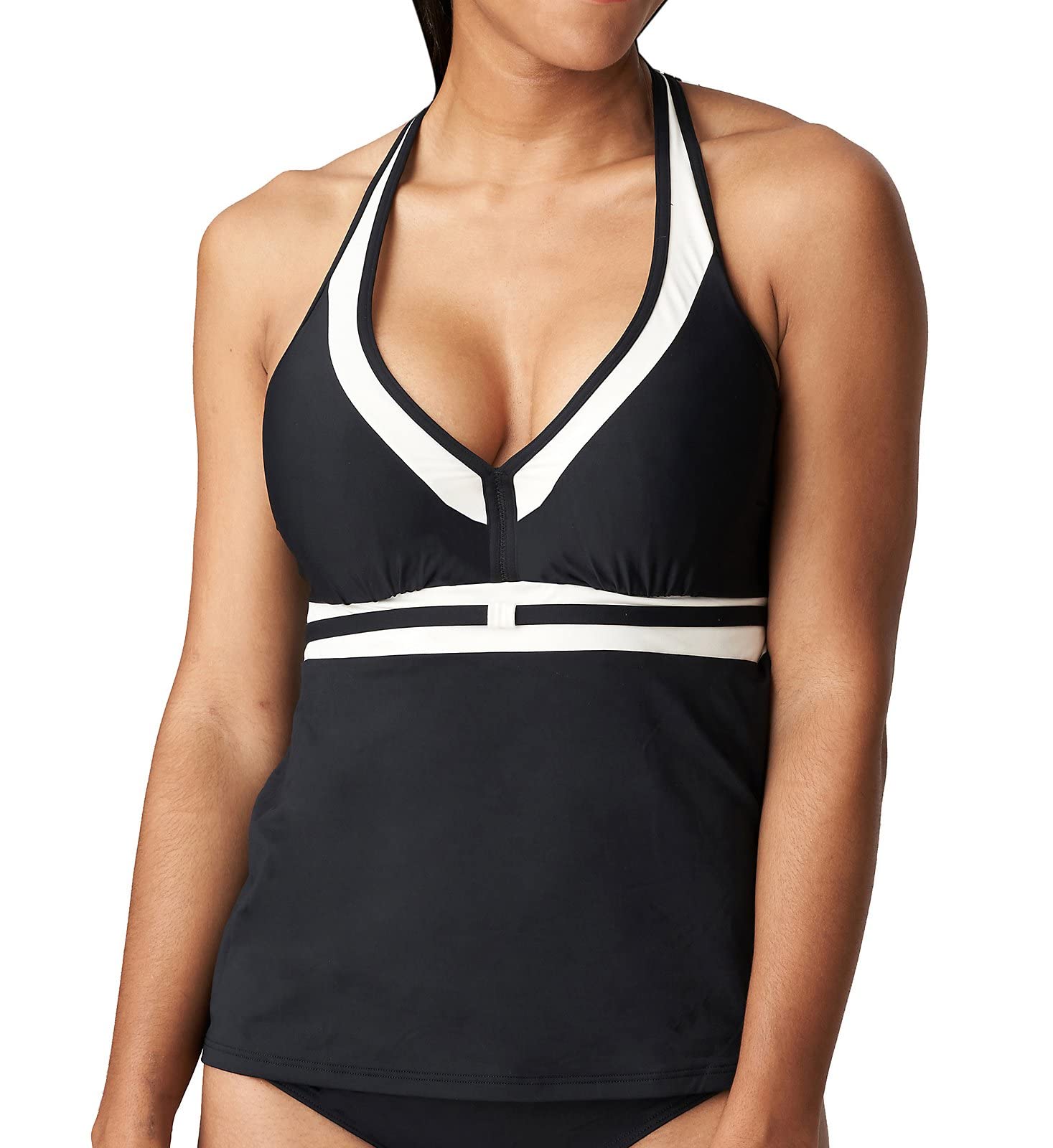 PrimaDonnaWomen's Istres Tankini Swim Top 4008570, Black, 36D