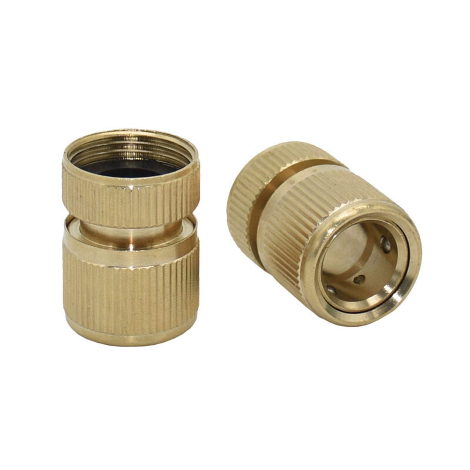 Accessori di giunzione per tubi flessibili Femmina G3 / 4 Connettore rapido Brass Autolavaggio Acqua Acqua Pistola for acqua 5/8 "Adattatore for connettore di irrigazione da giardino in rame 8pcs