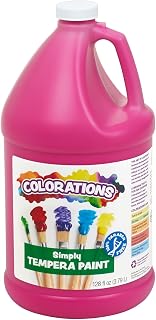 Colorations Washable Tempera Paint, Gallon, Magenta, Non Toxic, Vibrant, Bold, Kids Paint, Craft, Hobby, Fun, Art Supplies