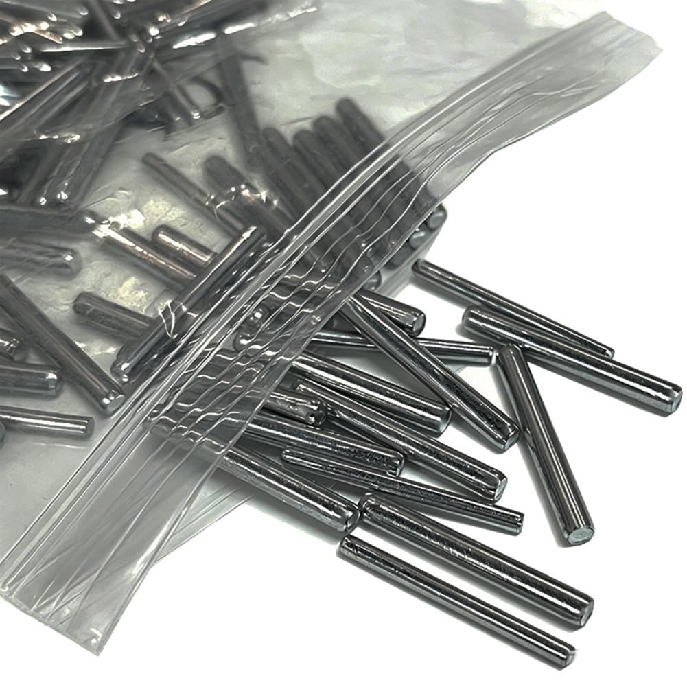 Sztyfty walcowe 50 szt. 4,5 x 55 mm pręt okrągły kołki rozporowe kołki do regałów sztyft napin