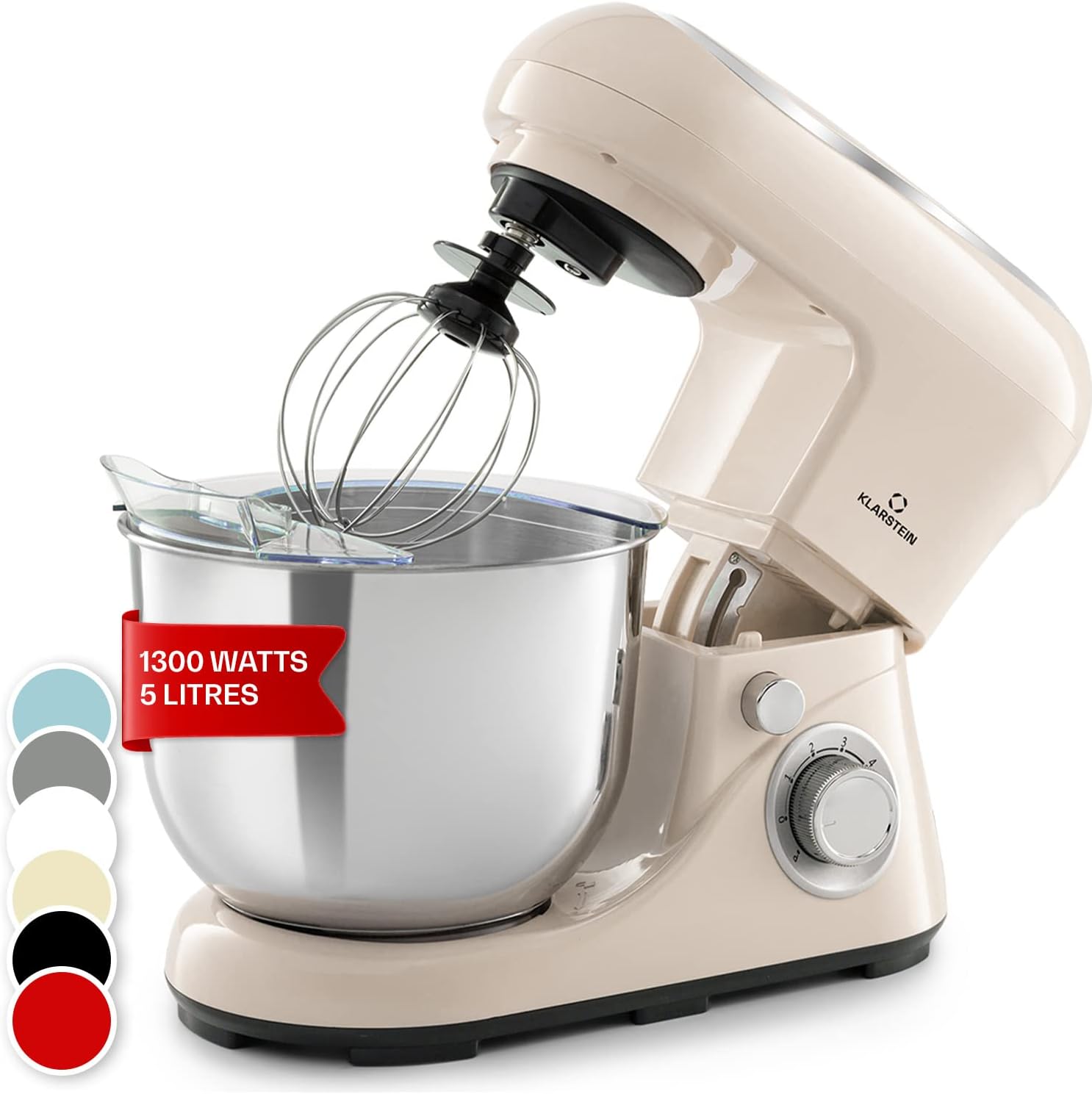 Tower T12033RG 3in1 5L Stand Mixer with 6 Speeds and Pulse Setting