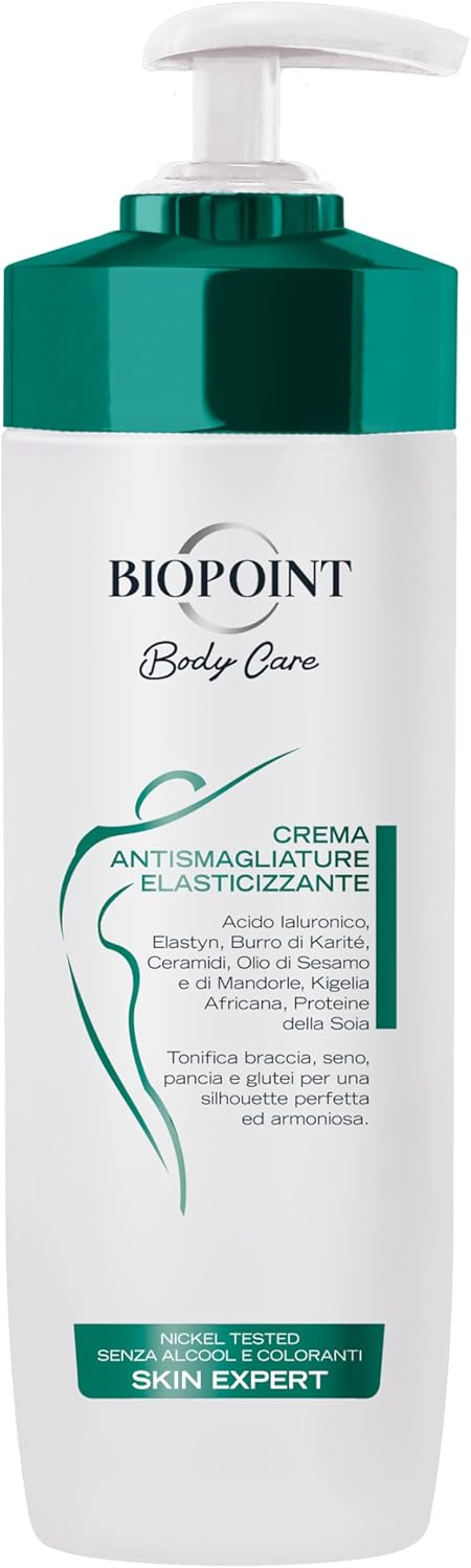 Biopoint – Anti-Dehnungs-Creme, elastisch, verbessert den Hautton und die Elastizität der Haut, regenerierende Wirkung Lifting, verleiht Tonizität und Kompaktheit, 200 ml Biopoint – Anti-Dehnungs-Creme, elastisch, verbessert den Hautton und die Elastizität der Haut, regenerierende Wirkung Lifting, verleiht Tonizität und Kompaktheit, 200 ml