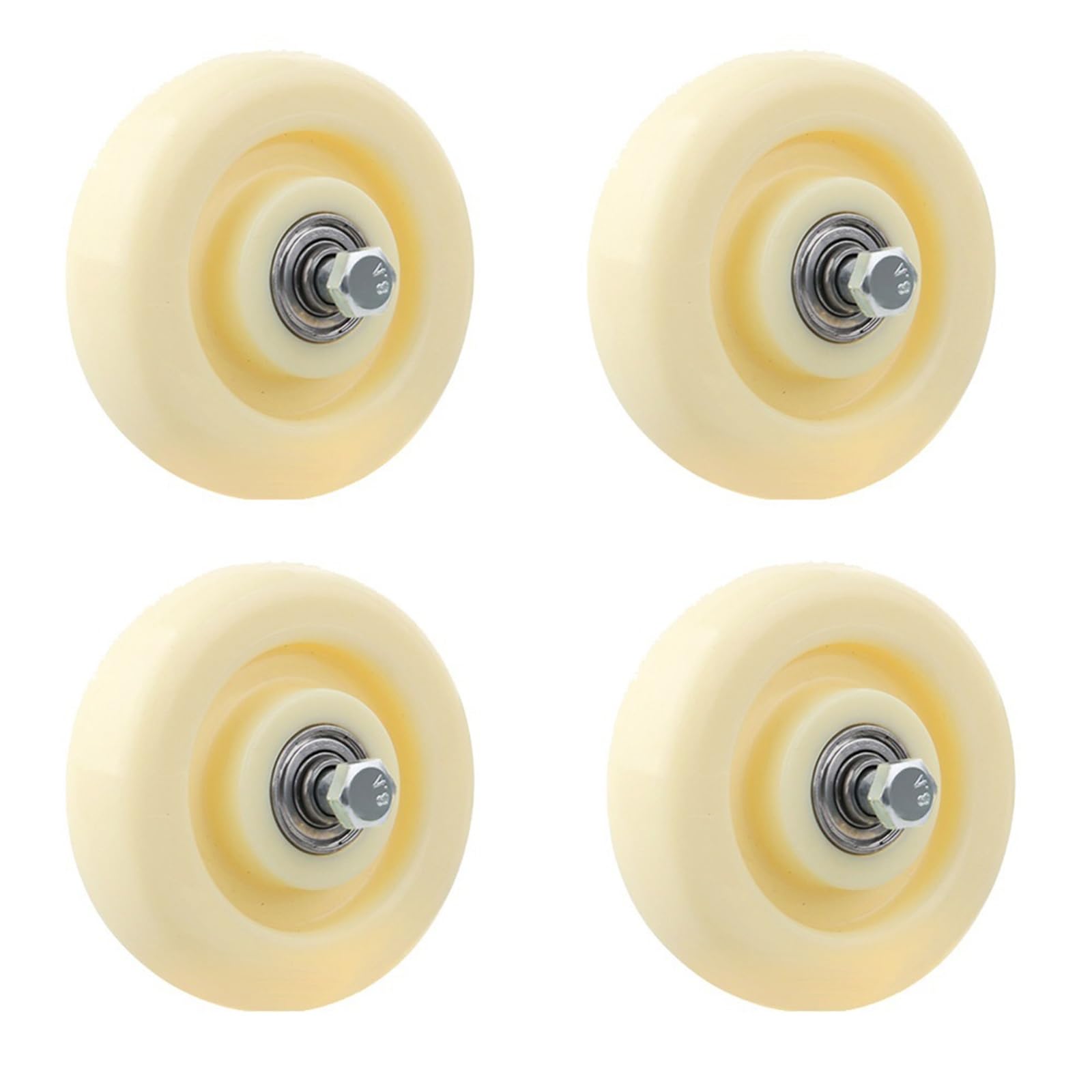 Juego de 4 almohadillas de piel de nailon industrial de 4 pulgadas, perfectas para cunas, cocinas, mesas y cabi, protección antideslizante para suelos y s