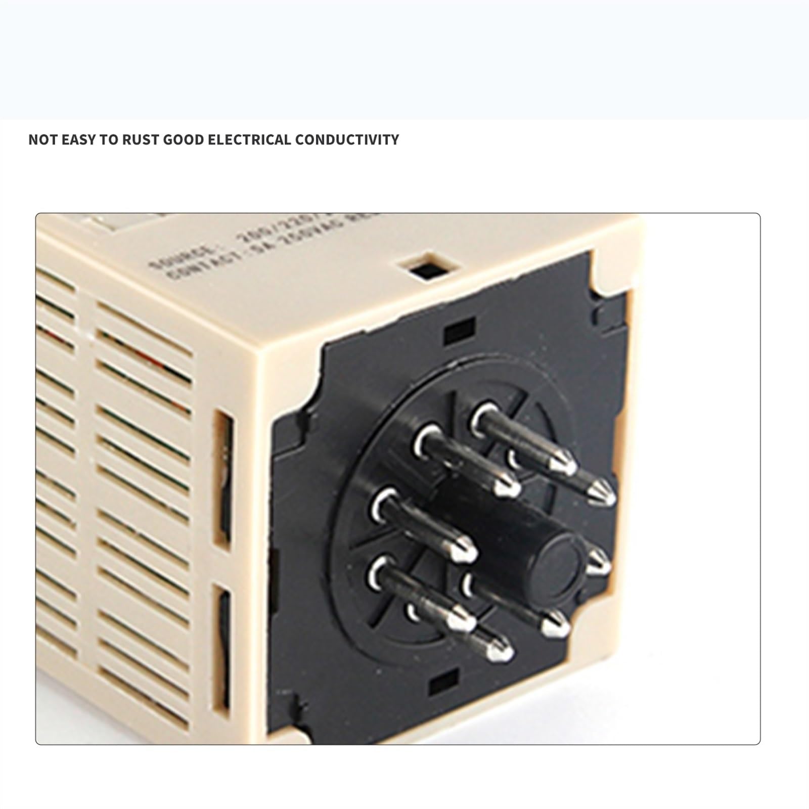 AC 110V 220V DC 12V 24V DH48S-S 0,1 s-990h ciclo de repetición temporizador programable relé de interruptor de tiempo con Base de enchufe DH48S carril Din (Size : DC 12V)