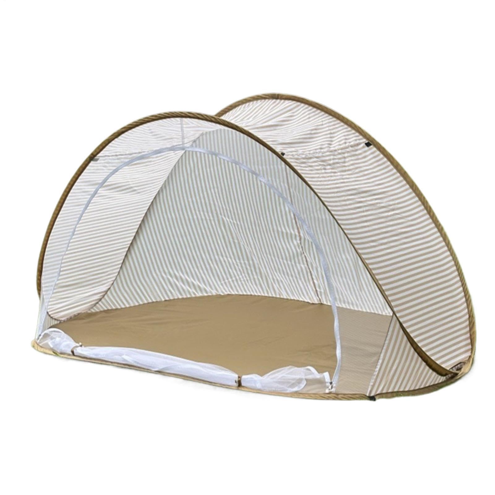 Tente de Plage pour | Abri Solaire Portable pour 2-3 Personnes avec Moustiquaire | Tente de Plage Instantanée - pour Voyage Camping Pique-Nique Sorties Jardin Jardin Public Pelouse
