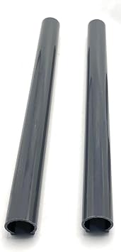 Anthracite Radiator Pipe Covers SnapFit 200mm Long 15mm Pipe