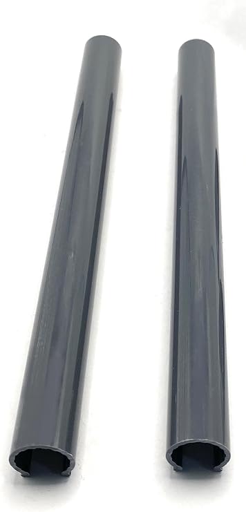 Anthracite Radiator Pipe Covers SnapFit 200mm Long 15mm Pipe