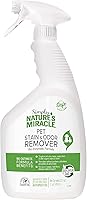 Vista 8 de Nature's Miracle Simply Pet - Removedor de manchas y olores, 128 onzas, fabricado con 86% de tensioactivos derivados de plantas, multicolor, 128.00