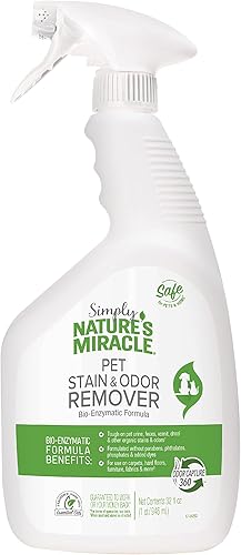 Miniatura 8 de Nature's Miracle Simply Pet - Removedor de manchas y olores, 16 onzas, fabricado con 86% de tensioactivos derivados de plantas
