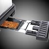 Russell Hobbs Toaster [long slit for 2 slices / 1 wide slice of bread] Victory stainless steel (extra wide toast slot, bread head, 6 frying stages + defrosting and heating