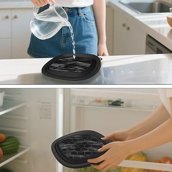 Face Plunge Bowl Silicone Foldable Reusable Cooling Cold | Face Basin Reusable Foldable Ice Bowl Cold Cooling Facial Massager Roller Skin Care Beauty Massager Home Kitchen Spa