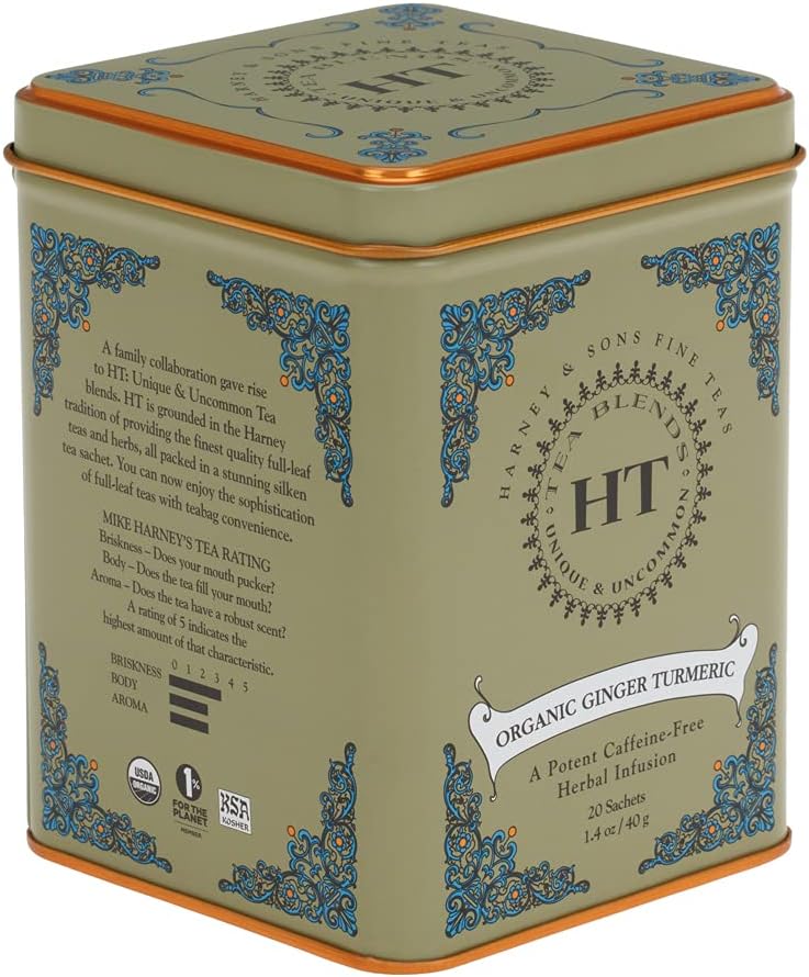 Trader Joes Organic Ginger Turmeric Herbal Tea 20