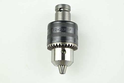 Miniatura 3 de CHANCS 12-20UNF Portabrocas de 0.059 in-0.512 in, adaptador de taladro de cambio rápido, convertidor, accesorios de taladro con adaptador cuadrado