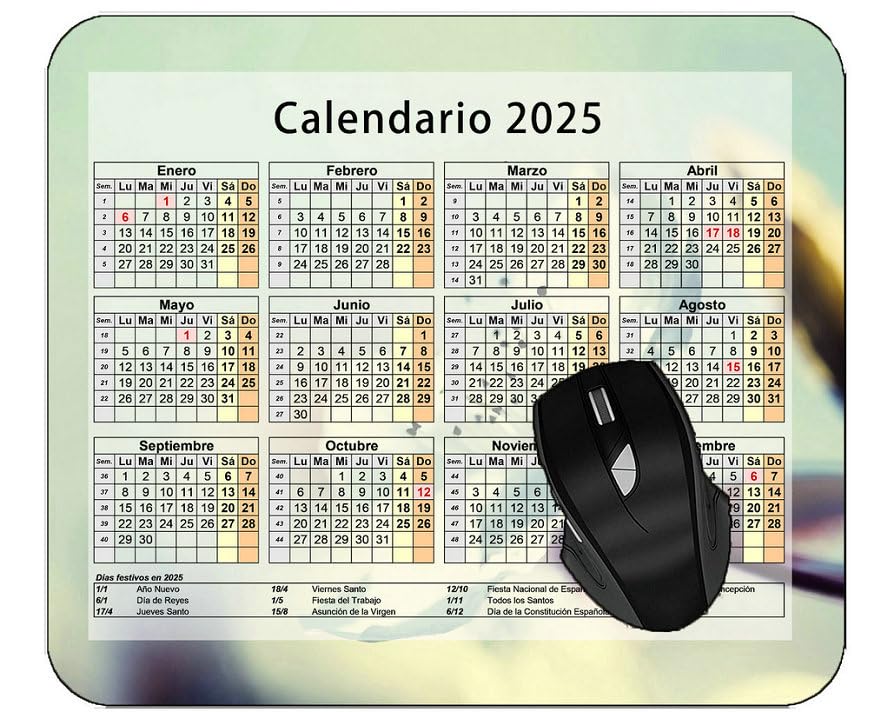 Amazon.co.jp: YENDOSTEEN 2025年カレンダー マウスパット,マウス