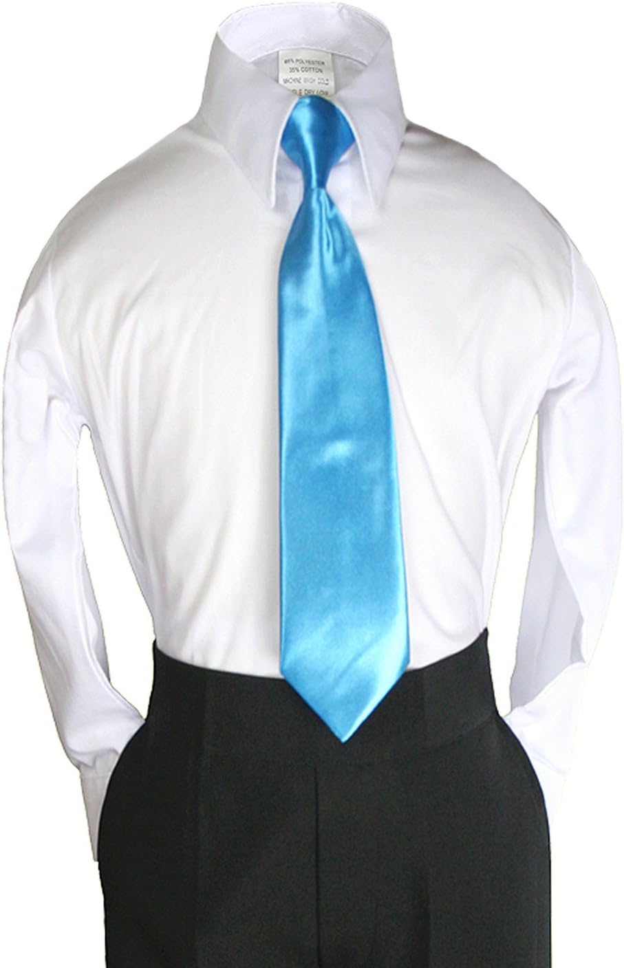 23 Color Satin Zipper Necktie Boys Formal Suits Tuxedos from Baby to Teen