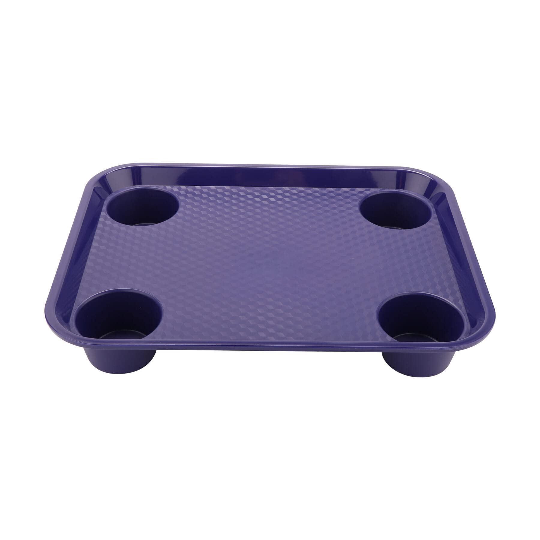 GET FT-20-CB - Bandeja apilable sin BPA, 17 x 14 pulgadas, azul cobalto (juego de 12)