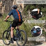 ROCKBROS Bike Seat Comfort Bike Saddle Mountain Bicycle Accessories for Men Women Soft Wide Bike Seat Cushion Dual Shock Absorbing with Reflective Strip