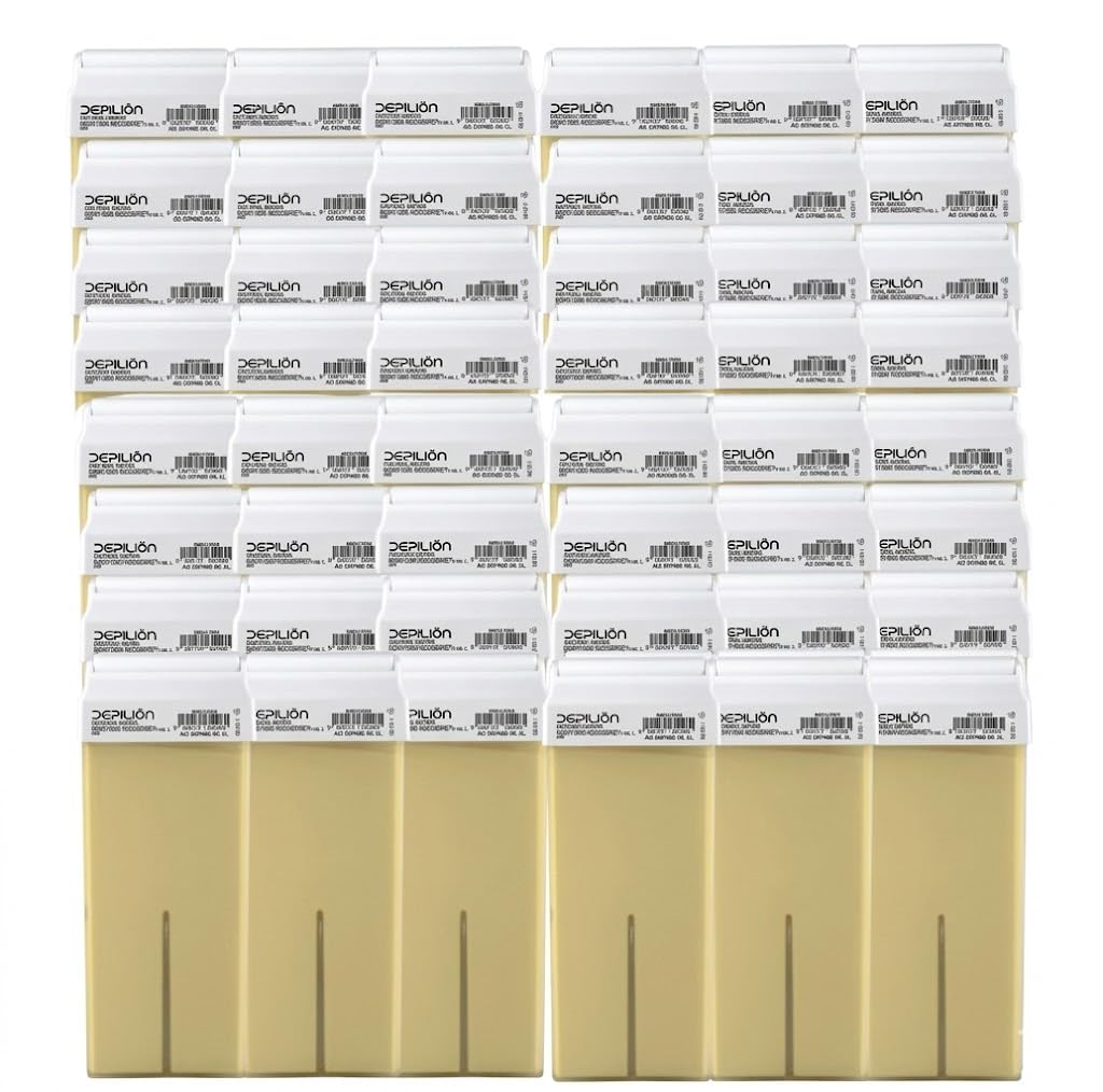 Cera depilatoria Roll On Caja 48 x cartuchos de 100ml Miel/Caja 48 x Roll-on Cera para depilación