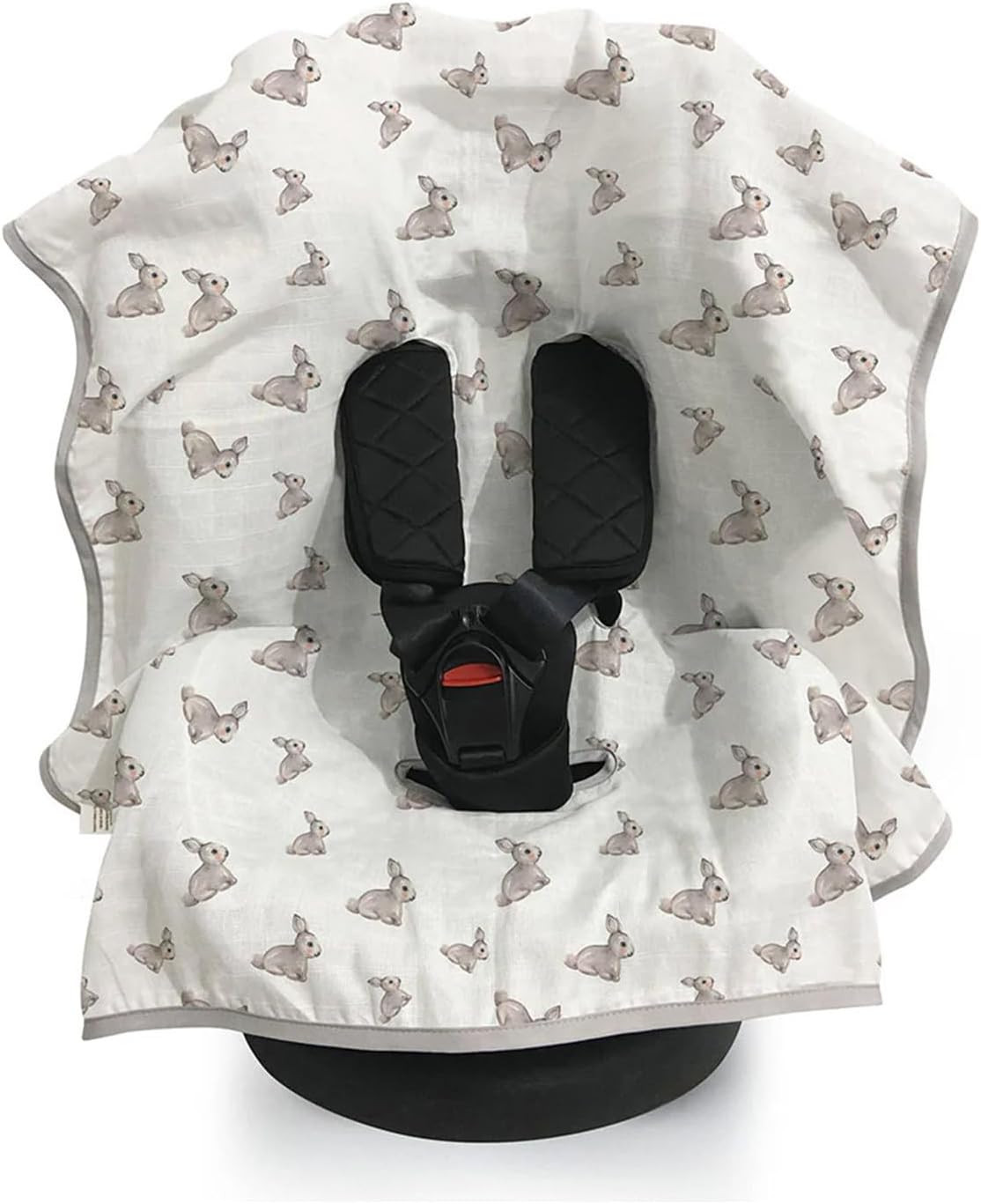 DEUX LAPINS% 100 Pamuk Oto Koltuk & Müslin Puset Örtüsü-ıconıque Lapin OTOKLF1001