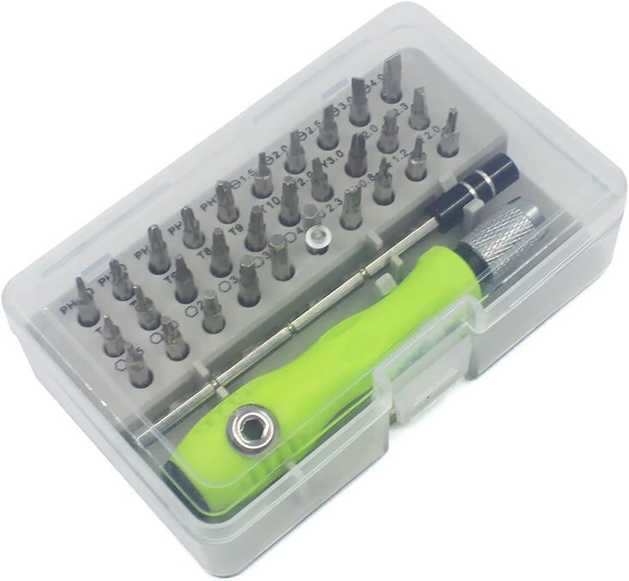 GLUN32 in 1 Interchangeable Multipurpose Mini Screwdriver Set - Magnetic Slot Wrench Bits Repair Tools Kit - Combination Screwdriver Set - Torx Head Style