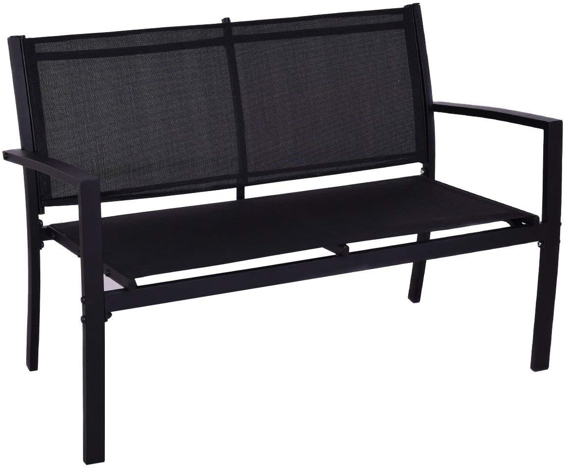 Giantex ReunionG 4 Pcs Patio Furniture Set Sofa Loveseat Tee Table for Outdoor Garden Yard Pool Side