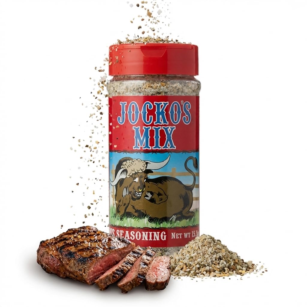 Mix Santa Maria Style Seasoning - 15.3oz Bottle Of Tri-Tip, Steak, Pork, and Chicken Seasoning - Santa Maria Grill - Jocko's Mix for Meat, Seafood Stew & Vegetables