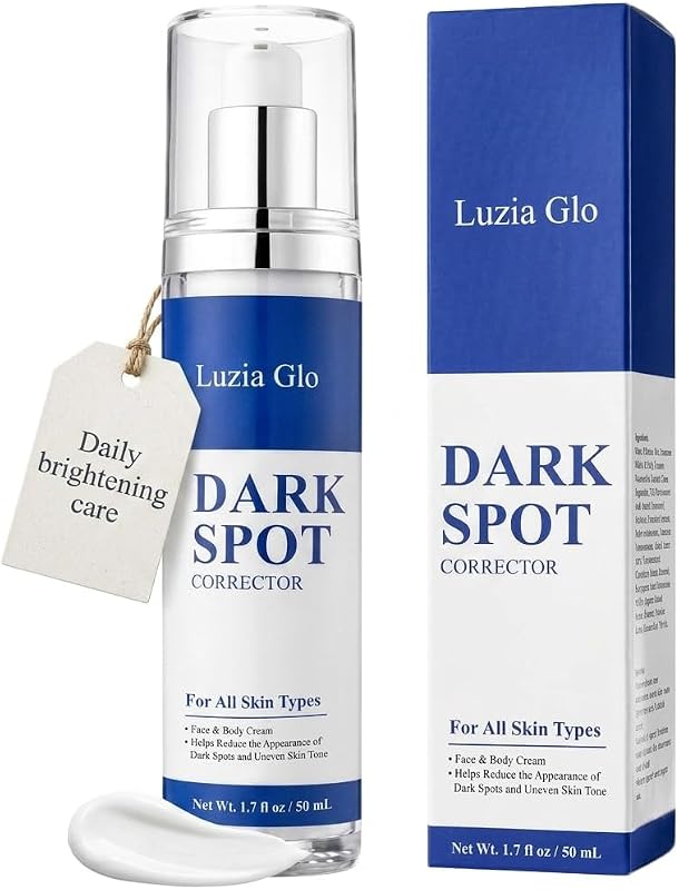 Creme para cuidados da pele Luzia Glo com niacinamida, ácido tranexâmico e alfa-arbutina