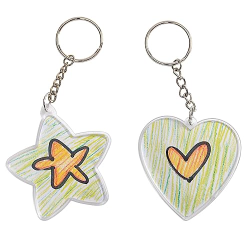 Miniatura 3 de Colorations Crea tu propio kit de manualidades de llavero para niños, juego de 12 – Kit de bricolaje para niños que fomenta la creatividad – Fácil y