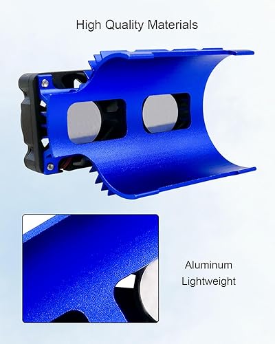 Miniatura 4 de Ventiladores de refrigeración de motor de automóvil a control remoto, gemelos, 1.181 in, 28000 rpm, ventilador de motor con disipador de calor de