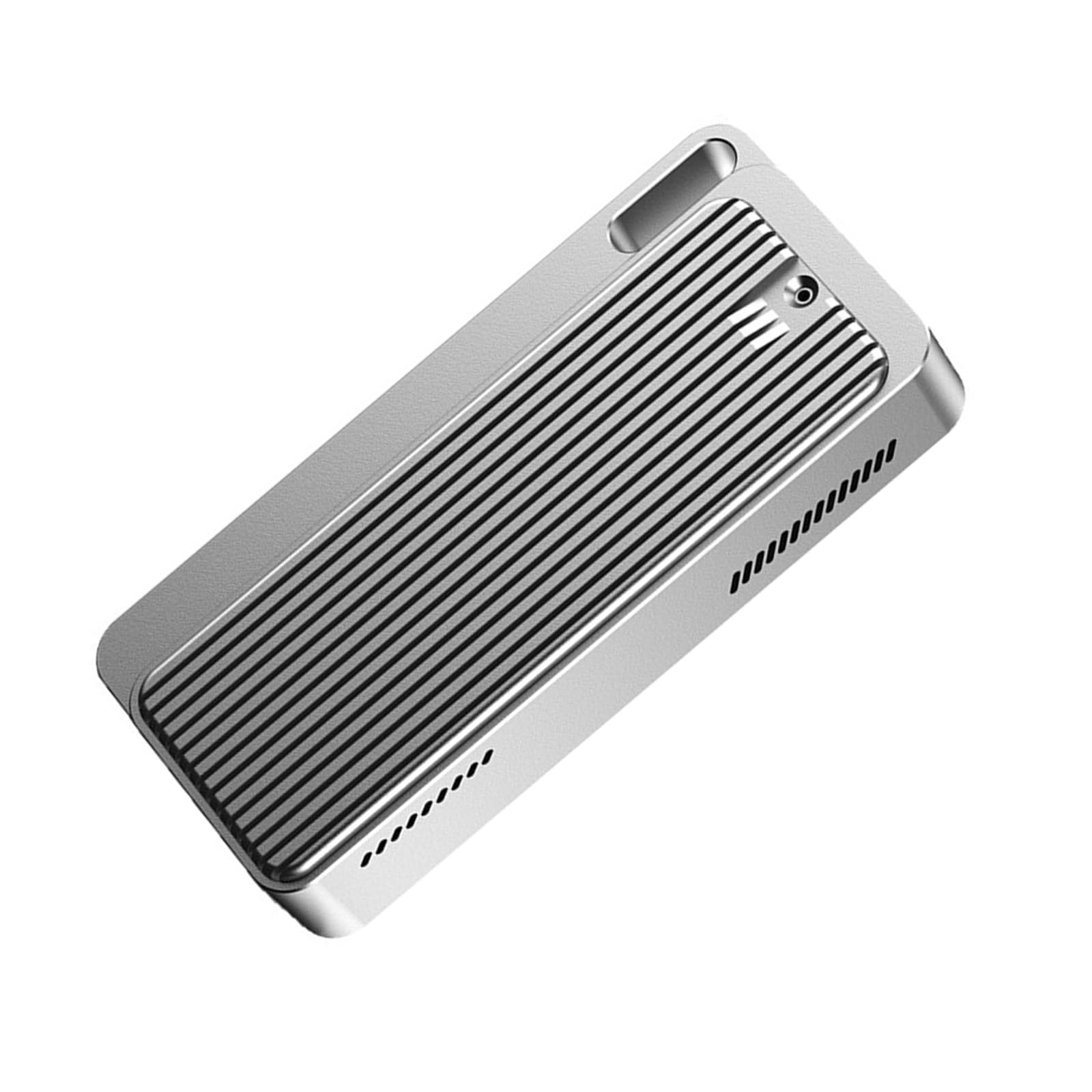 Custodia esterna portatile da 40 Gbps NVMe Hard Drive Custodia per la gestione del calore per 2242 2260 2280 Scatola di immagazzinaggio in alluminio silenzioso